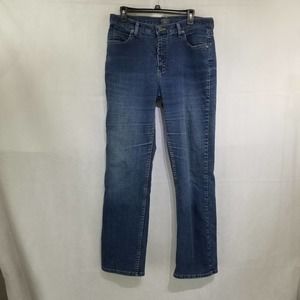 Riders by Lee Hi Rise Denim Mom Jeans Tapered Size 16 M Stretch
